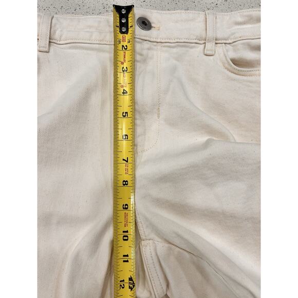 J Jill Denim Jeans Women Size 18T Cream/Off White Modern Slim Boot Cut Stretch - Picture 4 of 8